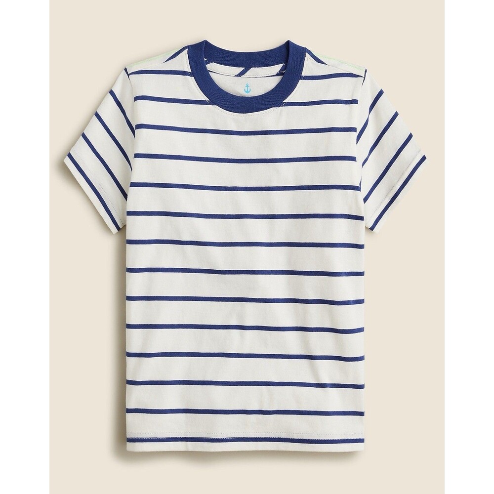 J.Crew Kids' short-sleeve T-shirt in stripe NWT Size L Large